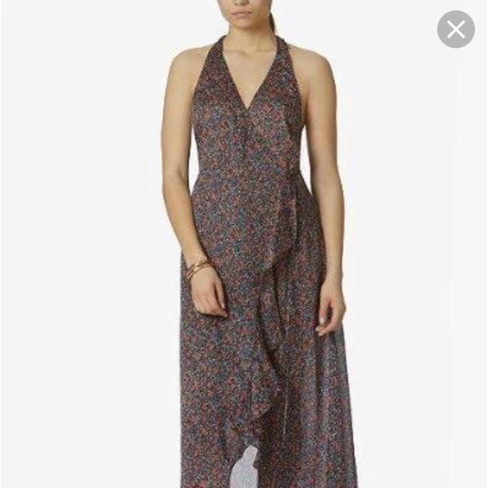 Avec Les Filles halter/wrap dress